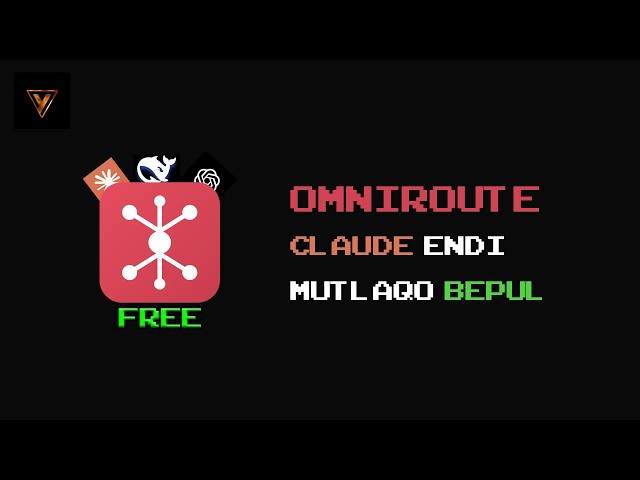 OMNIROUTE - CLAUDE ENDI MUTLAQO BEPUL #omniroute #freeai @YoshAvlodKanali