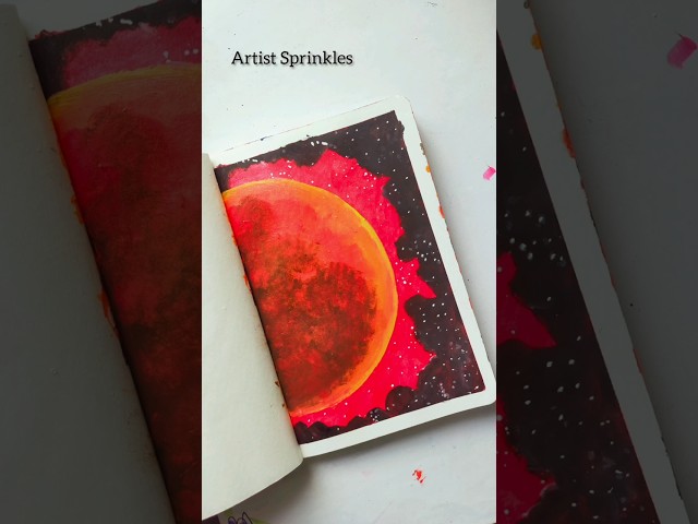 Space drawing idea 💡 #shorts #viralvideo #drawing #trending #art #space #galaxy #creative
