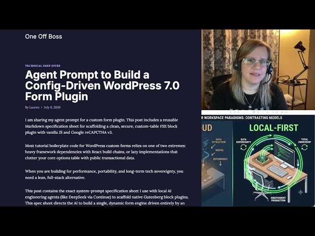 Bypassing Build Tools: Using Local DeepSeek for Custom WordPress Plugins