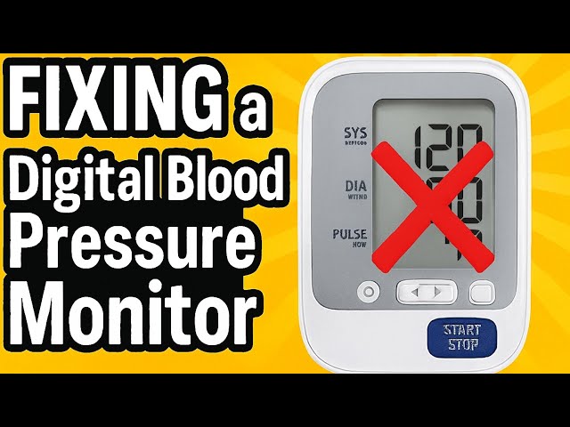 Fix Your Digital Blood Pressure Monitor – DIY Repair Guide! @TechFix @HealthGadgets @DIYElectronics