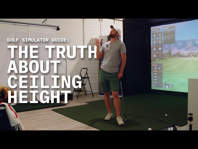 What Ceiling Height Do You Need For A Golf Simulator?