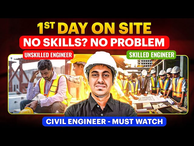 First Day on Civil Site as a Fresher |  Watch This Before Joining Site!