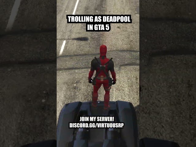 Deadpool trolls in GTA 5 #gta5rp
