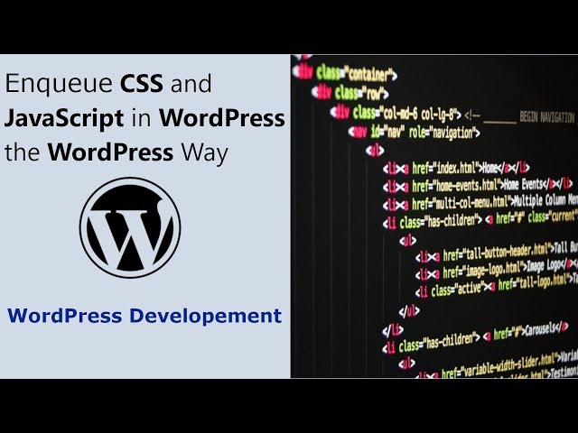 Enqueue Your Stylesheet And Script File In WordPress The Right Way