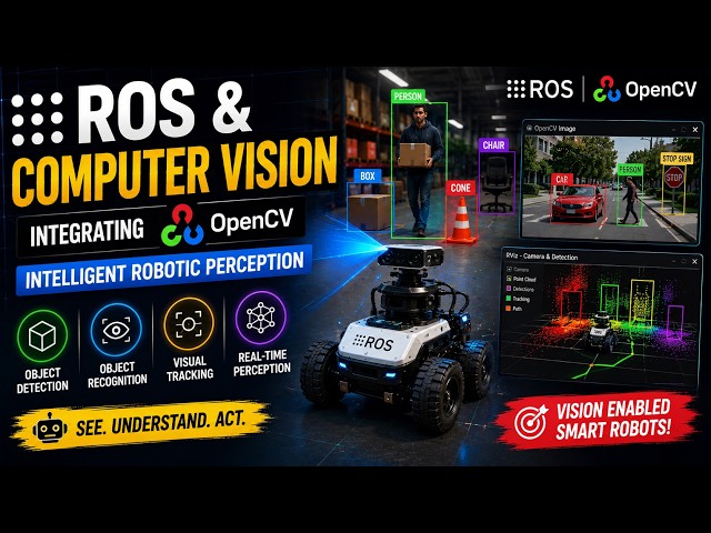 Master ROS Computer Vision: Object Detection and Robotic Perception with OpenCV | Royal Research