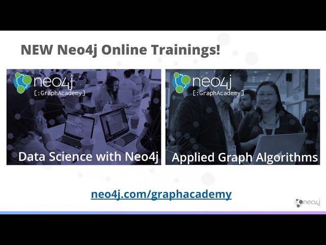 Data Science With Neo4j and Applied Graph Algorithms Trainings Overview