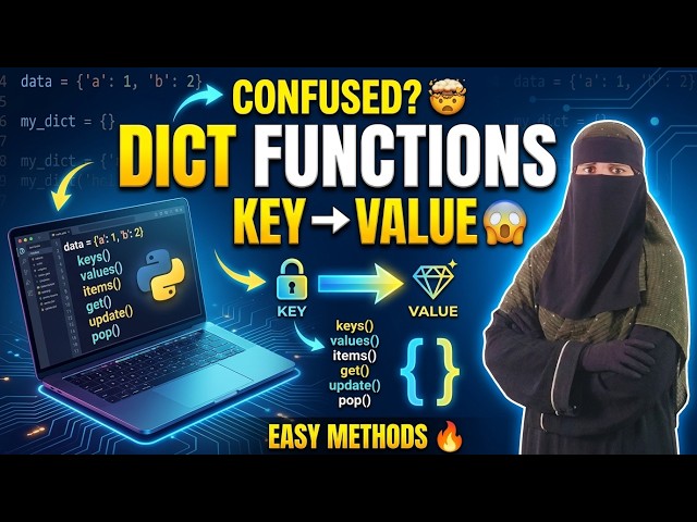 Confused in Dict Functions? 🤯 Learn Python Dictionary Easily!