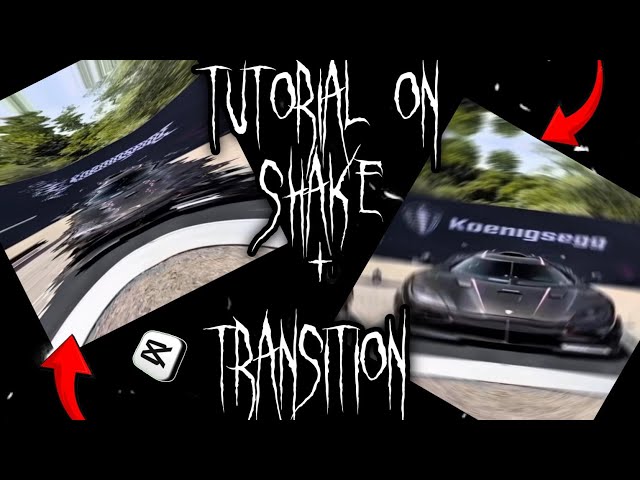 GLITCH SHAKE TUTORIAL+ SPIN TRANSITION 