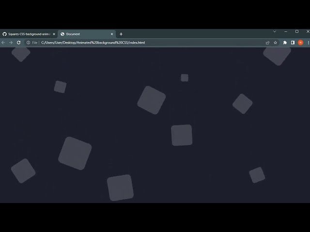 CSS background animation for beginners