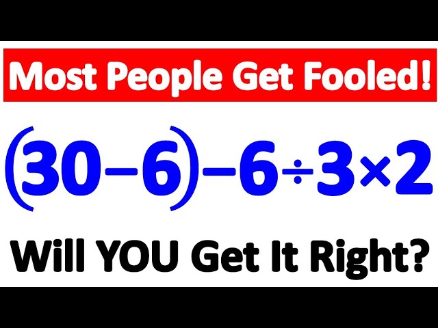 This Math Problem Will Trick You No Matter How Hard You Think! 🔥
