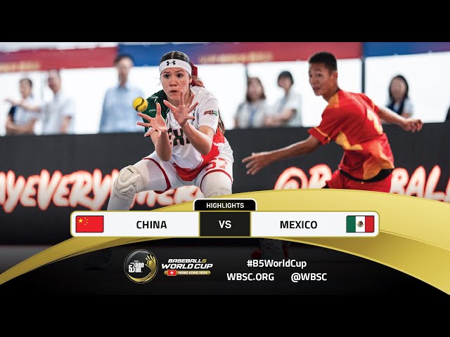 Highlights | Game 28 CHN v MEX | WBSC Baseball5 World Cup 2024