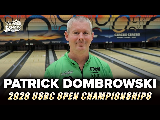U.S. Open champion Patrick Dombrowski rolls 300 at 2026 USBC Open Championships