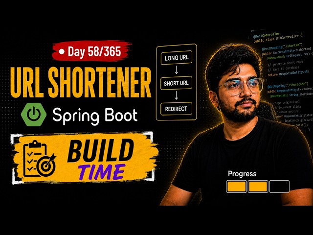 Day 2: Building a URL Shortener with Spring Boot | System Design & Project Planning