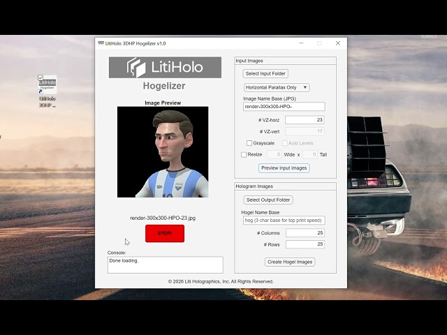 LitiHolo 3DHP Hogelizer Tutorial