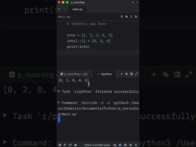 Today I learned THIS slice feature in Python #python #coding #pythonprogramming