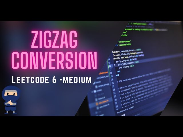 Zigzag Conversion - LeetCode #6 - Python, JavaScript, Java, C++