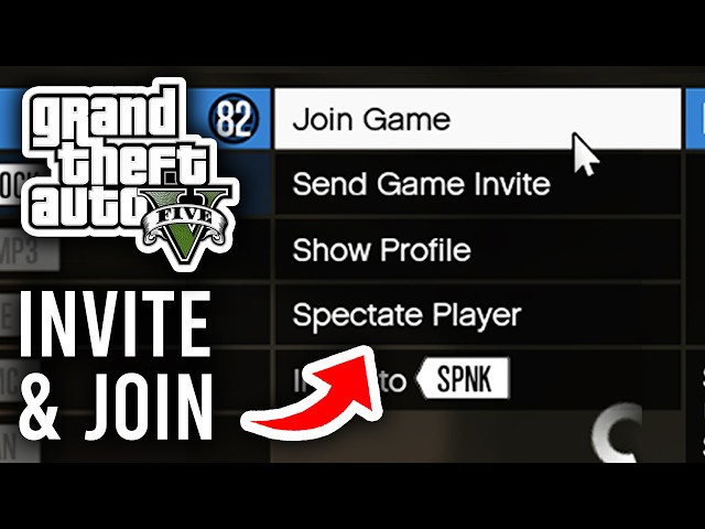 How To Invite & Join Friends In GTA 5 Online - Tutorial