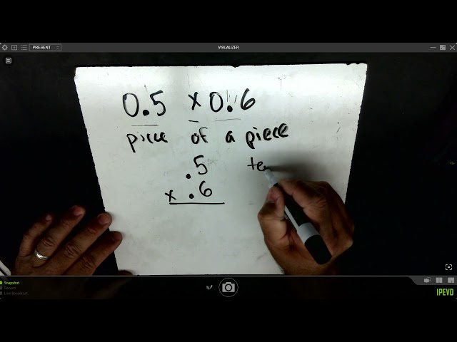 0.5 x 0.6 using traditional method