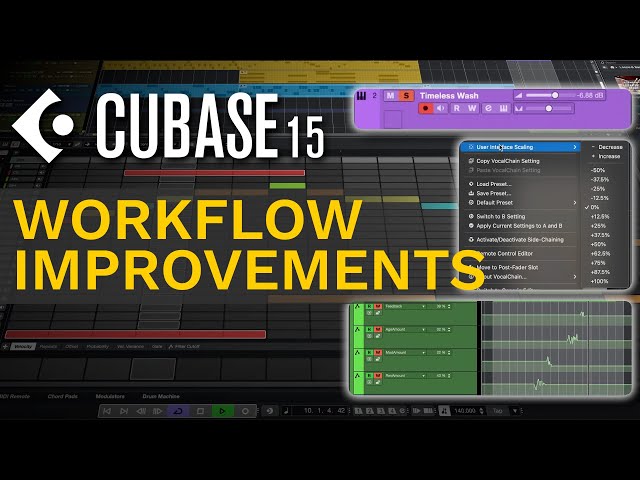 Workflow Improvements | New Features in Cubase 15