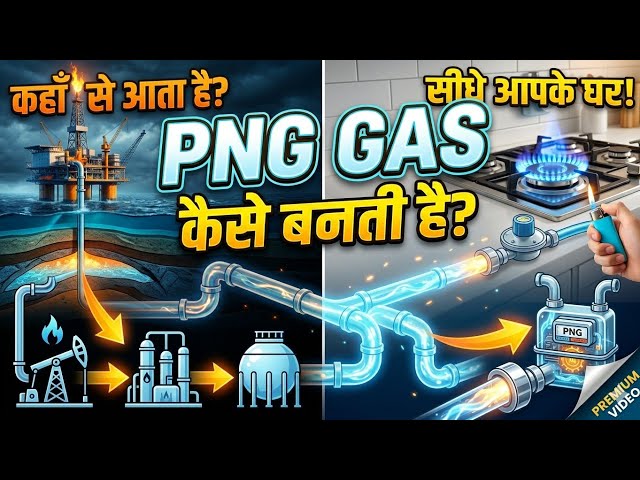 PNG Gas कैसे बनती है / PNG Gas घर तक आने की पूरी Process @ProcessDecoder 