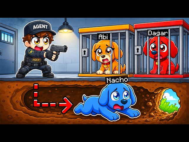 Escapé de la PRISIÓN SEGURA para PERROS en Roblox...