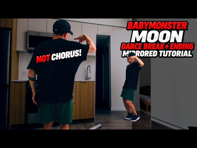 Step By Step BABYMONSTER ‘MOON’ Dance Break + Ending Dance Tutorial Explained | Mirrored