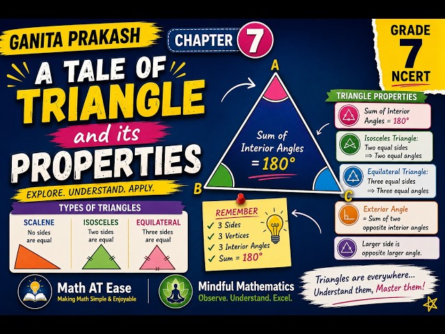 Triangles & Their Properties | Grade 7 Maths | Complete Concept Guide