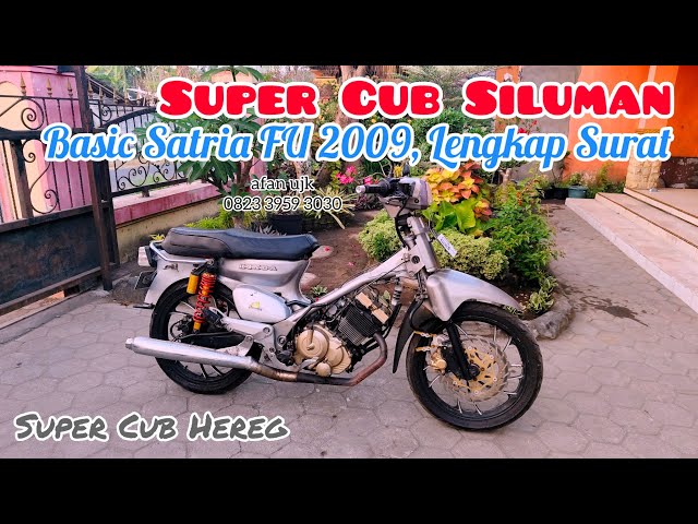 "PHANTOM" SUPER CUB, 2009 SUZUKI SATRIA FU MODIFIED TO SUPER CUB, GREAT ENGINE, PAPERS INCLUDED, ...