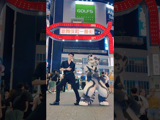 Furry dancer covers Pokemon dance in Tokyo！！