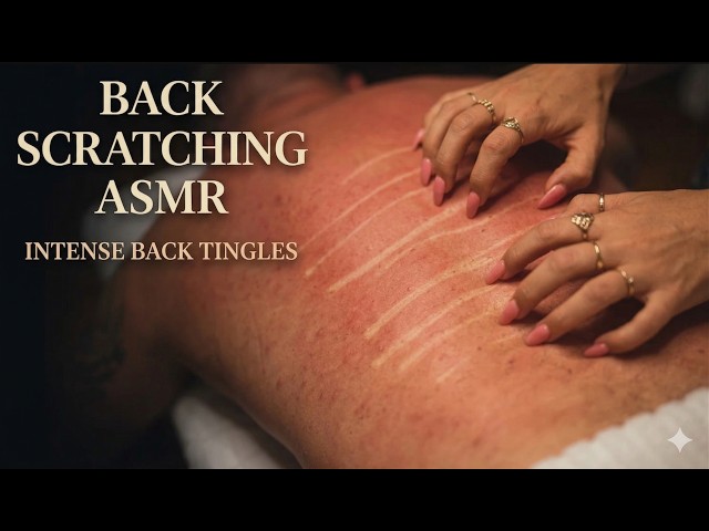 Deep Back Scratching ASMR 🤍 Intense Tingles  No Talking
