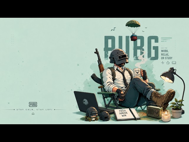 PUBG Lofi Hip Hop 🎮 Cozy Beats to Relax, Study & Work | Gaming Focus Music