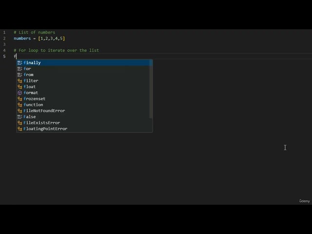 How to use for loops in python