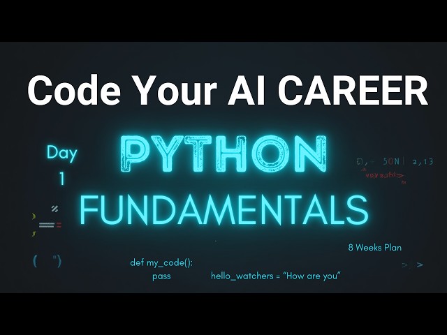 How to Master Python Fundamentals in 25 Minutes | Day 1