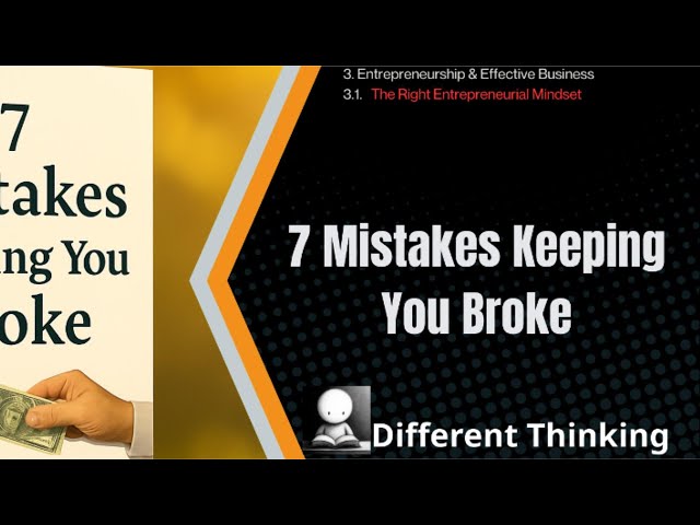 Different Thinking Podcast – Startup Mindset– 7 Common Mistakes + Blocking Wealth