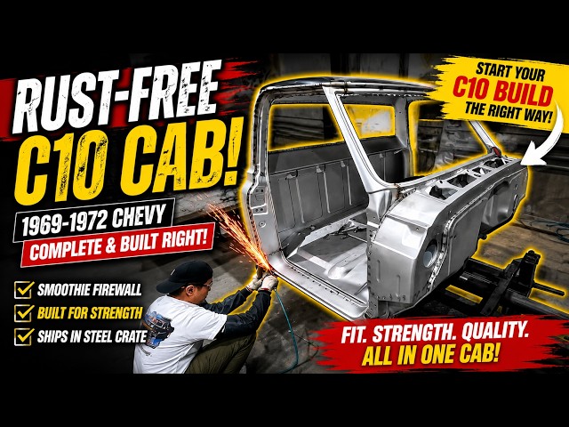 1969-1972 Chevy C10 Cab Build | The Rust-Free C10 Solution!