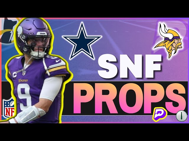 SUNDAY Night Football PrizePicks Player Props Bets: MINNESOTA VIKINGS VS DALLAS COWBOYS
