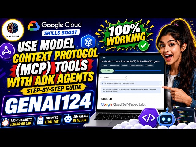 Use Model Context Protocol (MCP) Tools with ADK Agents #GENAI124 #qwiklabsarcade2026