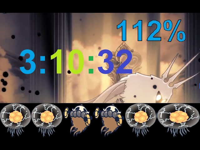 Hollow Knight 112% APB Speedrun in 3:10:32