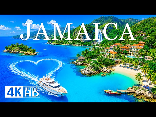 Jamaica 4K Drone Footage | Vibrant Beaches & Caribbean Paradise Deep House Chill Music