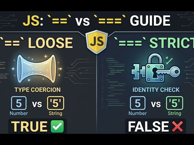 JavaScript == vs === Explained | Loose vs Strict Equality