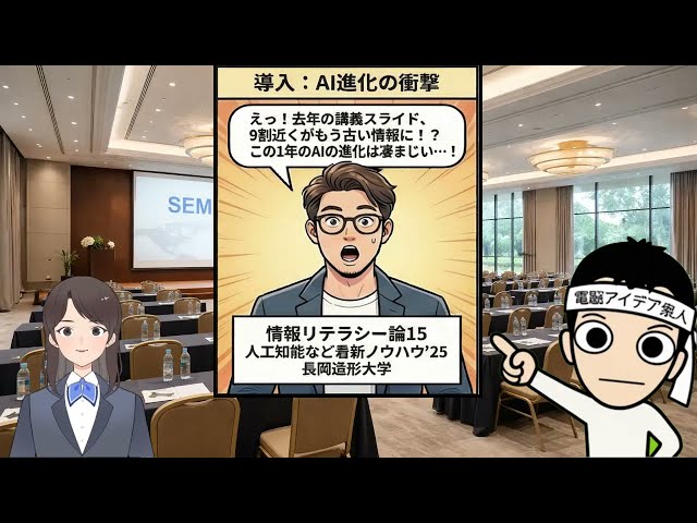 [Character Dialogue Commentary] Information Literacy Theory 14 Latest Know-how on Artificial Inte...