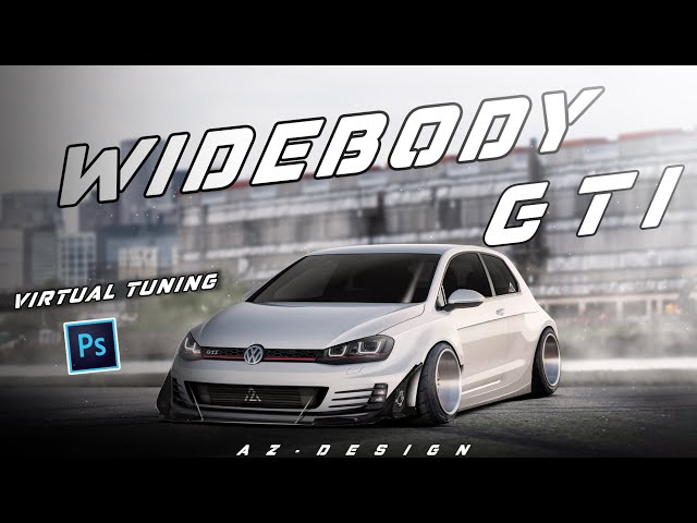 WideBody Volkswagen Golf-GTI Virtual Tuning Photoshop