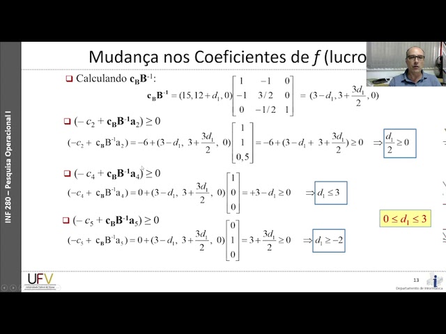 Análise  de Sensibilidade - Aula 1c