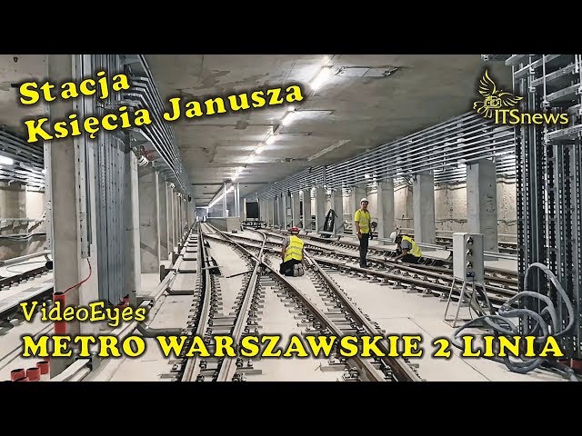 Metro warszawskie 2 Linia. Stacja Księcia Janusza.