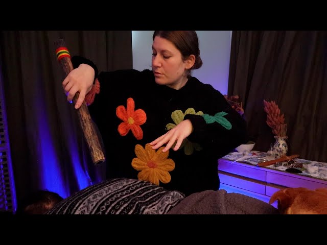 [ASMR] Reiki Healing Negative Energy Removal on Back Body Chakra Points