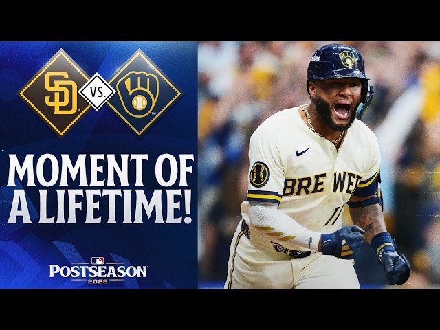 FULL AT-BAT: Jackson Chourio completes a STUNNING COMEBACK for the Milwaukee Brewers in NLDS Game 2!
