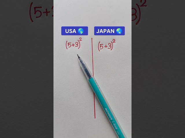 USA🇺🇸 vs 🇯🇵JAPAN   Guess The Japan Math Tricks #mathhacks #algebra