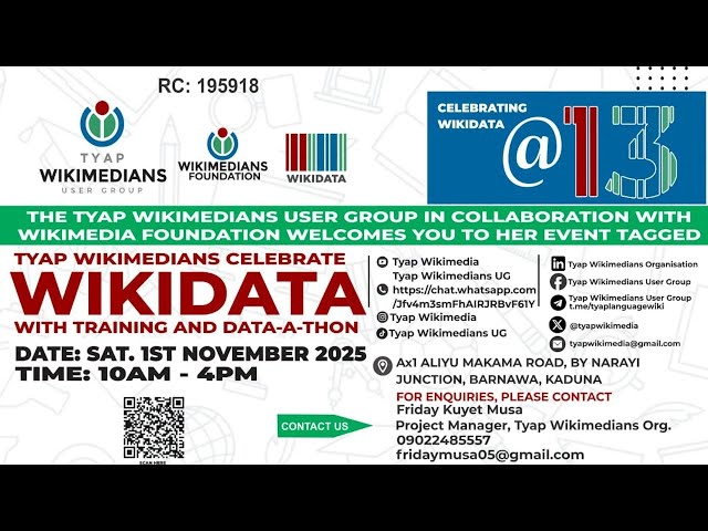 WIKIDATA 13 YEARS ANNIVERSARY