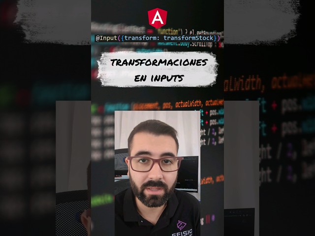 TRANSFORMACIONES en INPUTS de COMPONENTES desde ANGULAR 16 #angular 😮