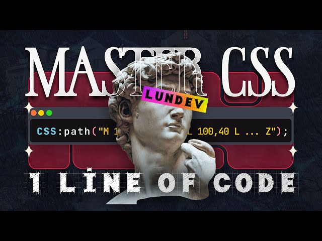 One Line Of Code Clip-Path By Master CSS